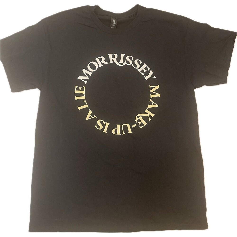 Morrissey Make Up Is A Lie T Shirt Mens Large Black 2026 Album Merch New